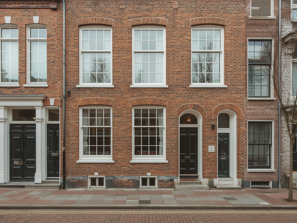 foto van ouderwetse huizen