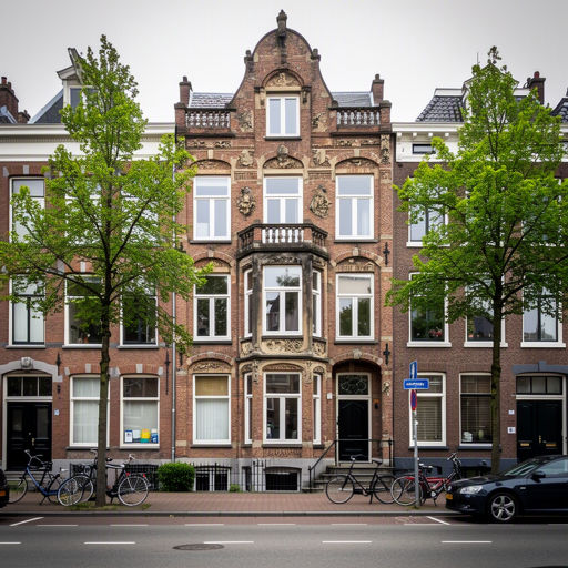 Vrijstaande woning in Lisse met witte kunststof kozijnen aan de voorgevel