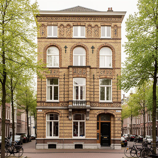 Vrijstaande woning in Bennebroek met witte kunststof kozijnen aan de voorgevel