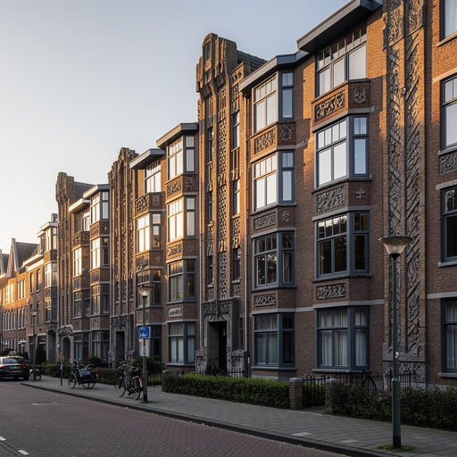 jaren 30 woning in Lisse met antraciet grijze kunststof kozijnen en siermetselwerk