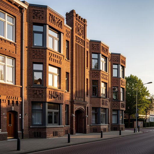 jaren dertig twee-onder-een-kap in Overveen met houtlook kunststof kozijnen en origineel glas-in-lood bovenlicht
